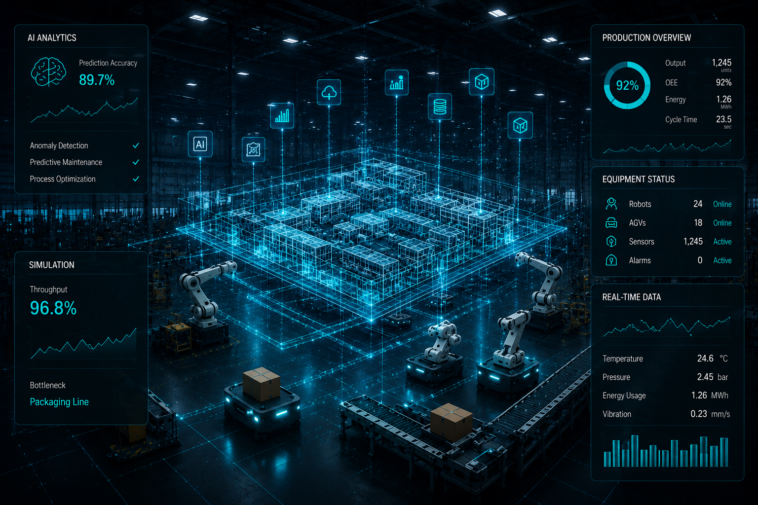 INVERSPACE industrial simulation and operations visualization